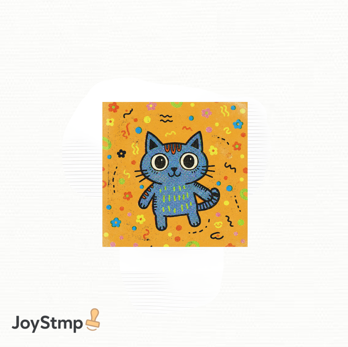 Joystmp Mooncat Full Color Stamp 1-2