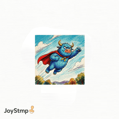 Joystmp Moozi Full Color Stamp 1-5