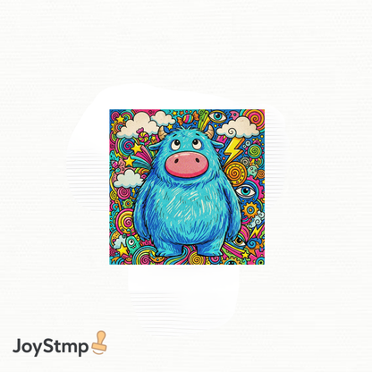 Joystmp Moozi Full Color Stamp 1-6
