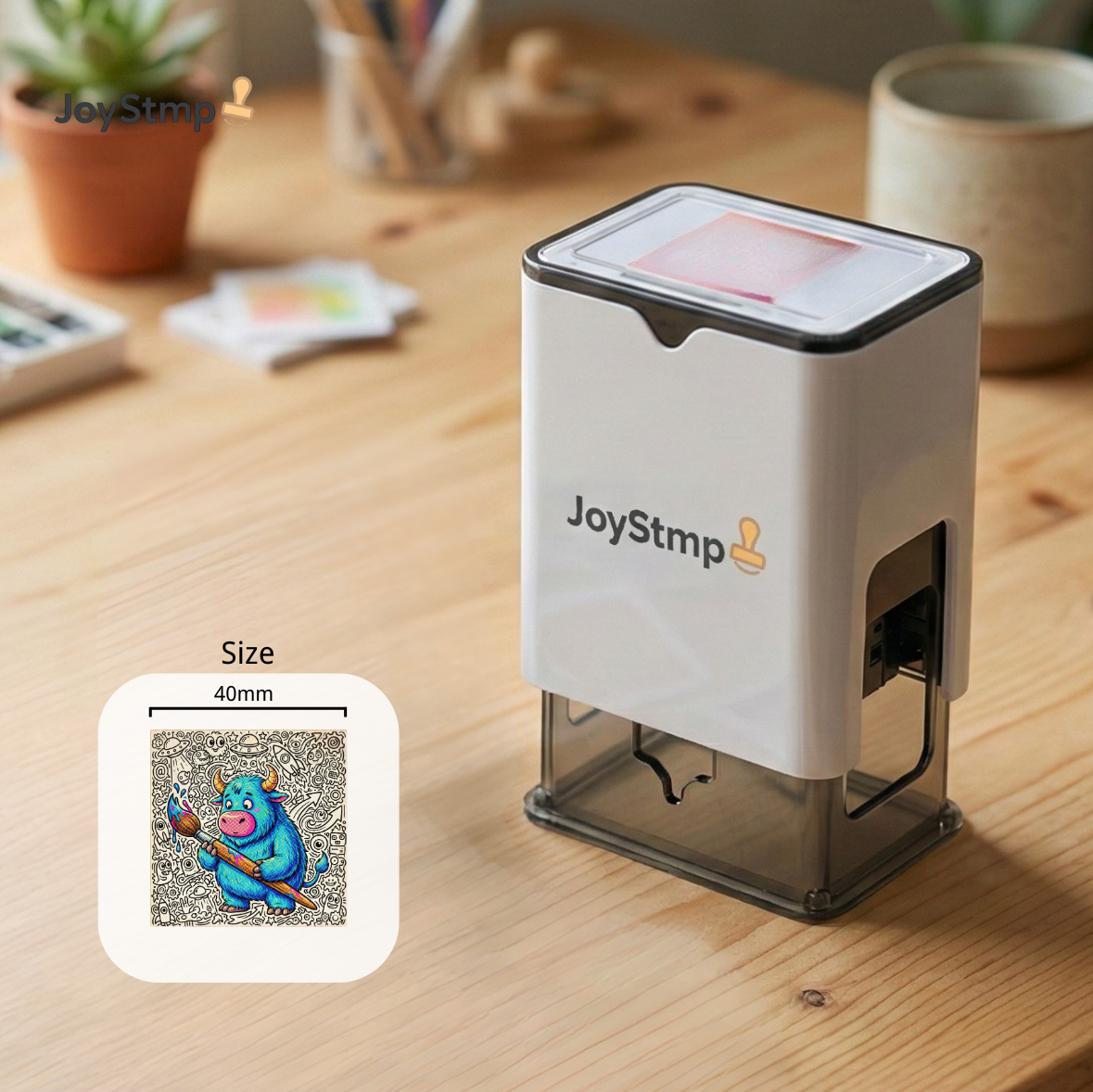 Joystmp Moozi Full Color Stamp 1-8