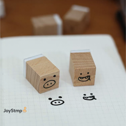 The "Daily Moods" Wooden Stamp Collection (25-Piece Box)