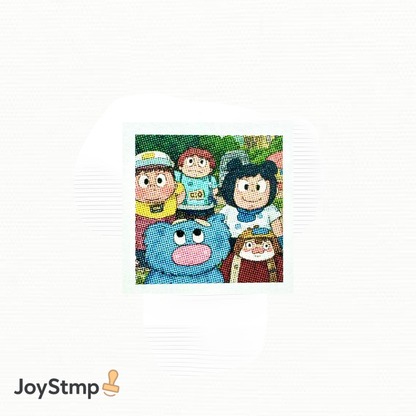 full color photo stamp